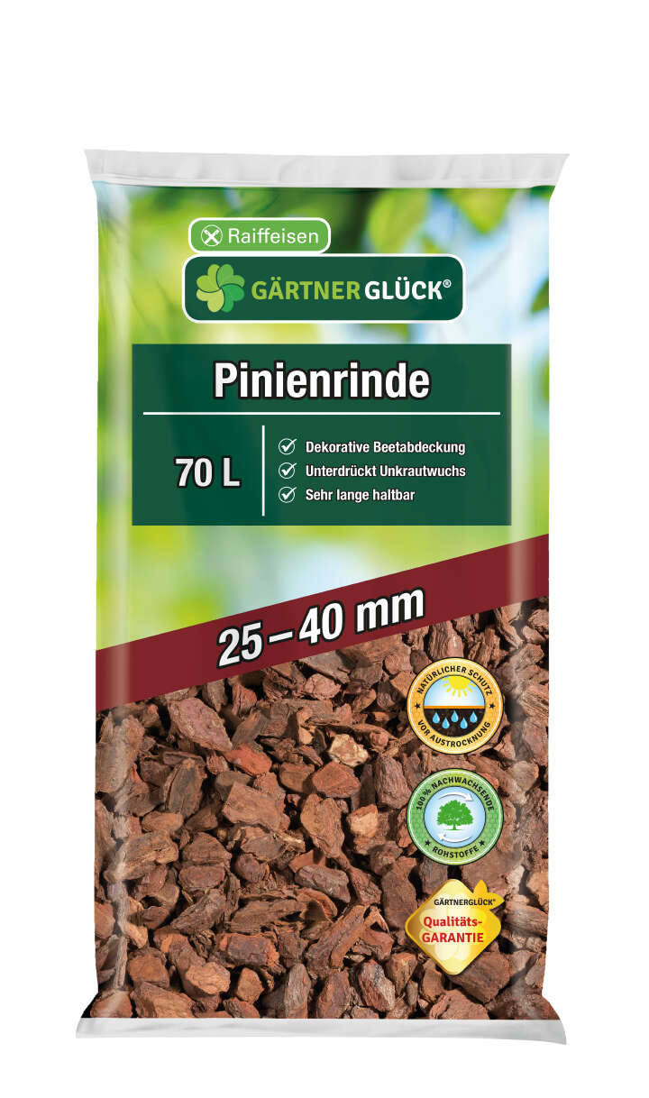 GÄRTNERGLÜCK Pinienrinde 2540 mm raiffeisenmarkt.de